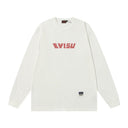 Evisu Red Text Logo Long Sleeve Tee White