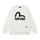 Evisu Seagull Wordmark Crewneck White