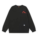 Evisu Seagull Logo Crewneck - Black