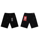Godspeed Rose Embroidered Denim Shorts - Washed Grey, Blue, Black, product photo 2