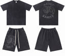 Saint Vanity Tee & Shorts Set - Olive, Grey, Black, product photo 2