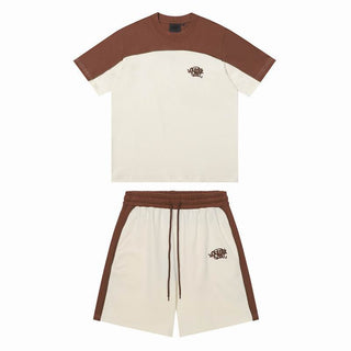 Ensemble T-shirt et short Syna World — Marron, Gris, Noir, Bleu clair