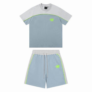 Ensemble T-shirt et short Syna World — Marron, Gris, Noir, Bleu clair