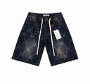Valley Argyle Wash Denim Shorts
