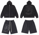 Saint Vanity Hoodie & Shorts Set - Olive, Grey, Black, Cream