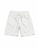 Shorts en tissu éponge jacquard Anagram Loewe — Vert, blanc et noir