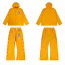 Saint Vanity Nylon Set — Grey, Black & Yellow, front view