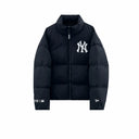 MLB x New Era Puffer Jacket in Blue / White / Black, product photo 3
