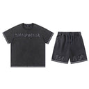 Trapstar Outline Logo Tee & Shorts Set
