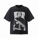 Hockey Mask Rifle Graphic Tee