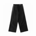Adidas Wide-Leg 3 Stripe Baggy Jeans — Black & Blue