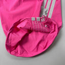 Adidas Bow-Stripe Wide Pants — Black & Pink