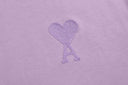 Sudadera con capucha y logo de corazón de Ami — Negro, blanco, beige y lavanda