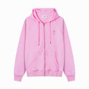 Ami Heart Logo Zip Hoodie - Pink