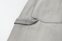 Ancellm Distressed Wide-Leg Jeans — Grey Wash