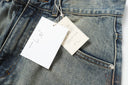 Ancellm Distressed Rust-Stained Jeans — Vintage Wash