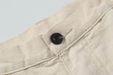 Ancellm Paint Splatter Workwear Pants — Cream