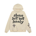 Broken Planet "Alone But Not Lonely" Hoodie — Cream in Beige, product photo 2