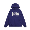 Sudadera con capucha Broken Planet Wordmark — Morado