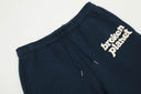 Broken Planet Navy Wide-Leg Sweatpants