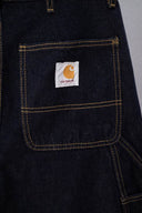 Carhartt Carpenter Shorts — Raw Indigo