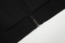 Corteiz Arch Logo Knit Zip Hoodie — Black