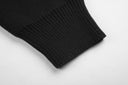 Corteiz Arch Logo Knit Zip Hoodie — Noir