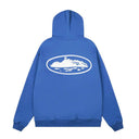 Corteiz Boat Logo Zip Hoodie — Light Blue, Blue & Navy