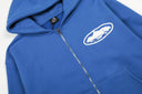 Corteiz Boat Logo Zip Hoodie — Light Blue, Blue & Navy