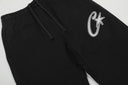Corteiz Star Logo Sweatpants — Black