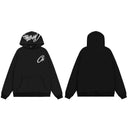 Corteiz Graffiti Star Logo Hoodie — Black