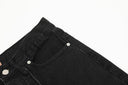 Corteiz Alcatraz Baggy Denim Shorts — Grey & Black, product photo 8