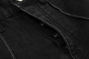 Corteiz Alcatraz Baggy Denim Shorts — Grey & Black, product photo 10