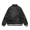 Corteiz Leather Bomber Jacket
