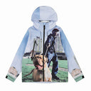 Corteiz Dog Print Shell Jacket
