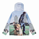 Corteiz Dog Print Shell Jacket