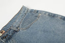 Corteiz Baggy Denim Shorts — Mid Wash in Blue, product photo 7