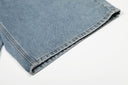 Corteiz Baggy Denim Shorts — Mid Wash in Blue, product photo 8