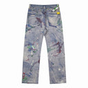 Multicolor Paint Splatter Ripped Jeans