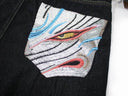 Evisu Multi-Pocket Embroidered Jeans