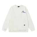 Evisu "M" Arch Back Logo Crewneck — Black & White