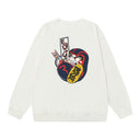 Evisu Seagull Logo Crewneck — Black & White