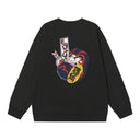 Evisu Seagull Logo Crewneck — Black & White