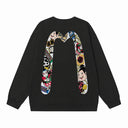Evisu Two-Tone Graphic Crewneck