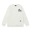 Evisu Palace Text Logo Crewneck - White