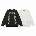 Evisu Two-Tone Graphic Crewneck