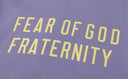 Conjunto de sudadera con capucha y pantalones deportivos con el logotipo de Fear of God Fraternity