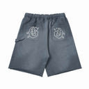Godspeed "G" Logo Sweatshorts — Green, Grey & Black