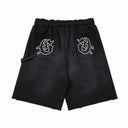 Shorts molletonnés Godspeed "G" Logo — Vert, Gris & Noir