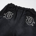 Shorts molletonnés Godspeed "G" Logo — Vert, Gris & Noir